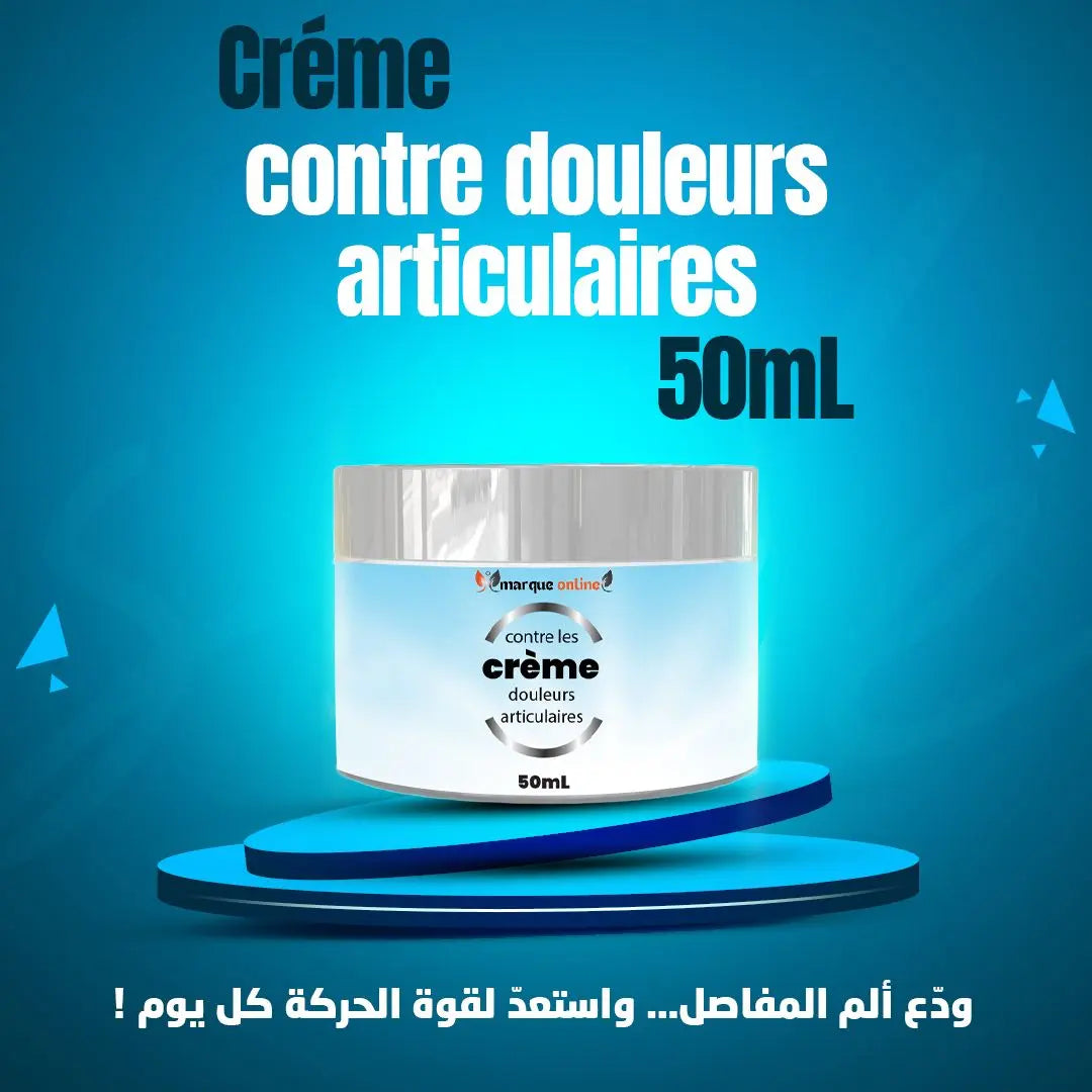 Crème Douleurs Articulaires 50 ml – Anti-Douleur & Soulagement Rapide