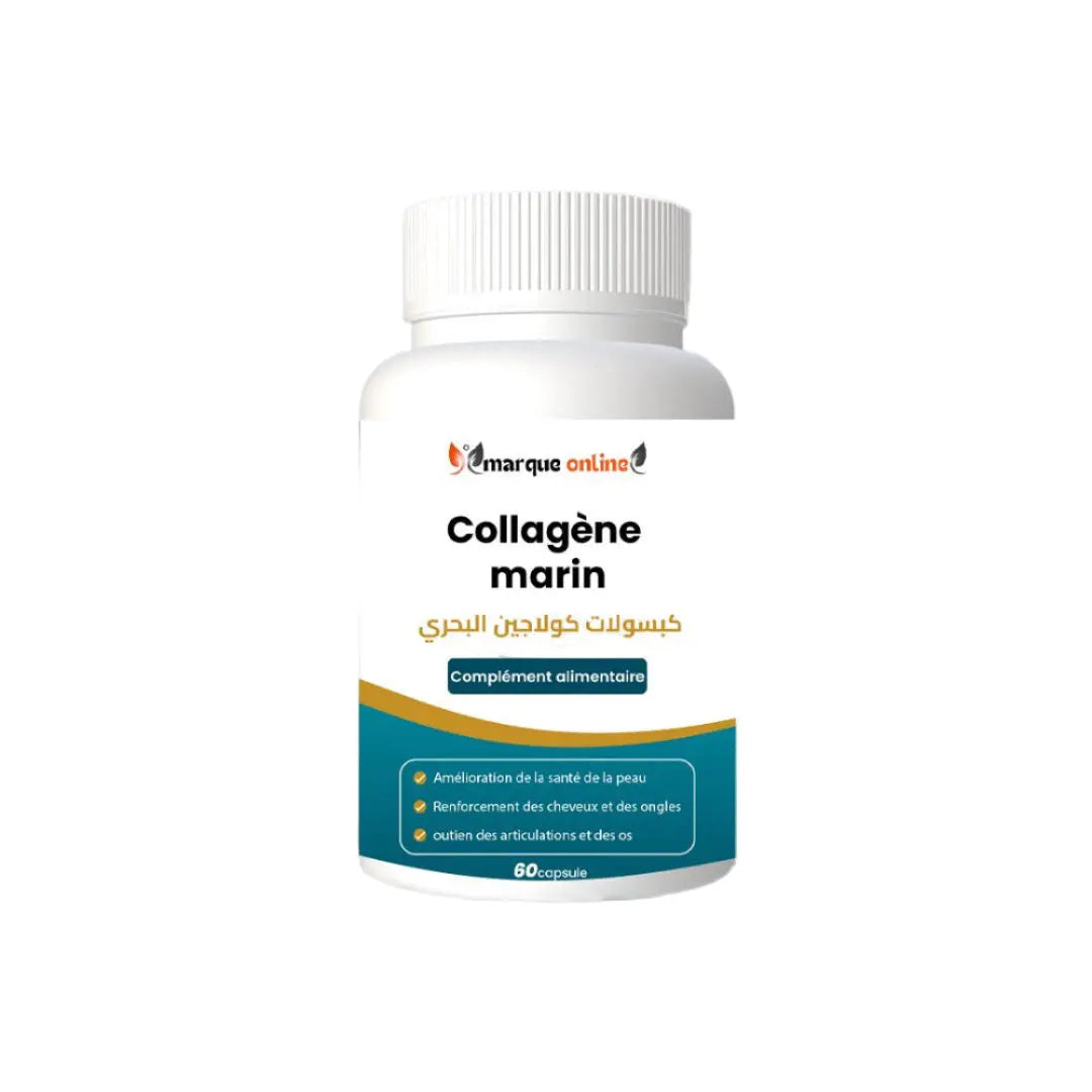 Collagène Marin 60 gélules – Peau Ferme, Cheveux & Ongles Forts